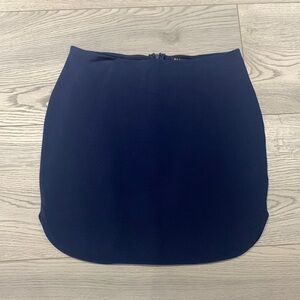 Blue mini skirt